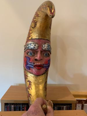 From South America, a Carnivale Moon Mask