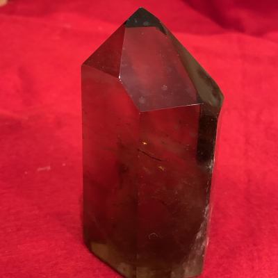 Single Substantial Smoky Quartz Point 4 inches high