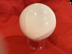 3" Diameter Selenite Orb Simply Divine!